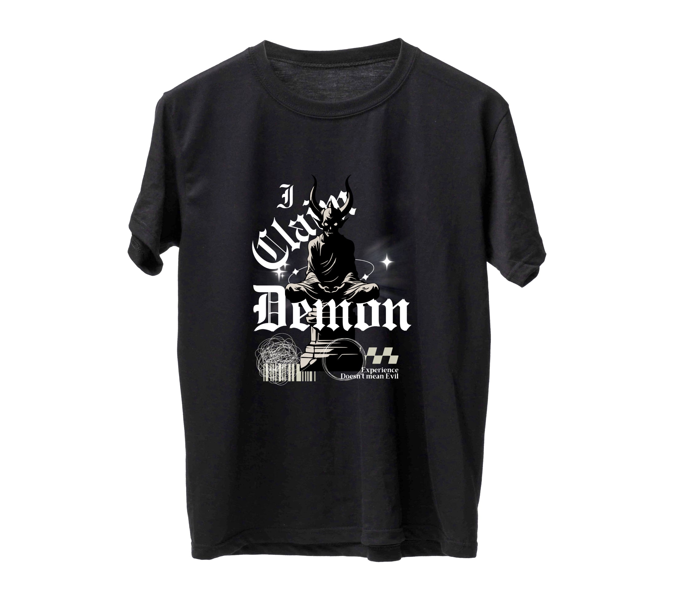 I Claim Demon Graphic T-Shirt – Cotton Regular Fit