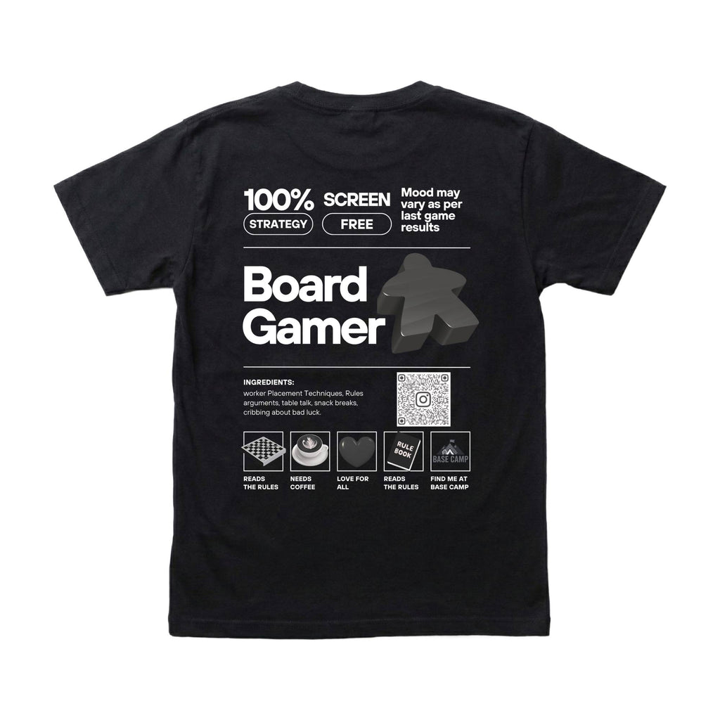 Board Gamer Typography T-Shirt
