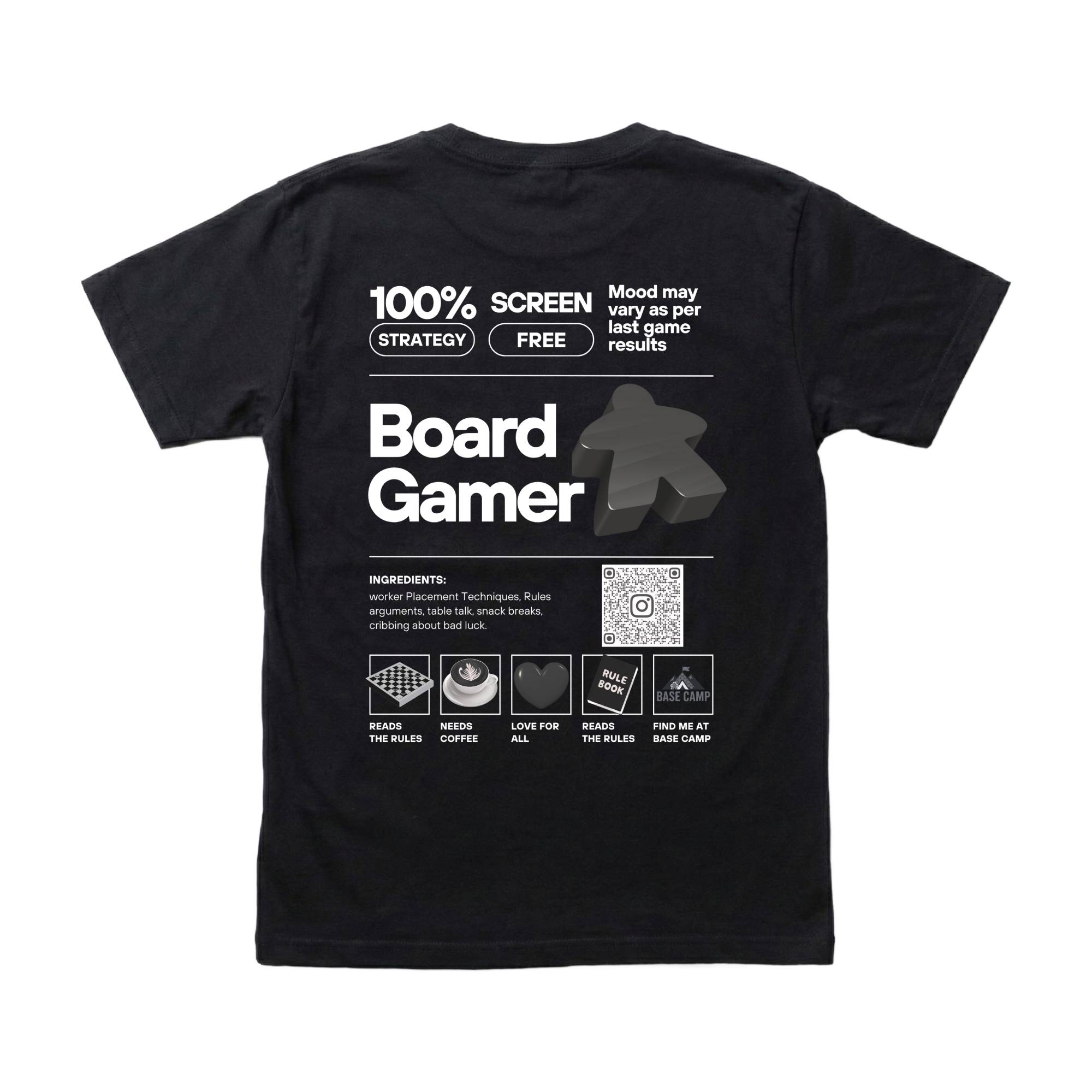 Board Gamer Typography T-Shirt