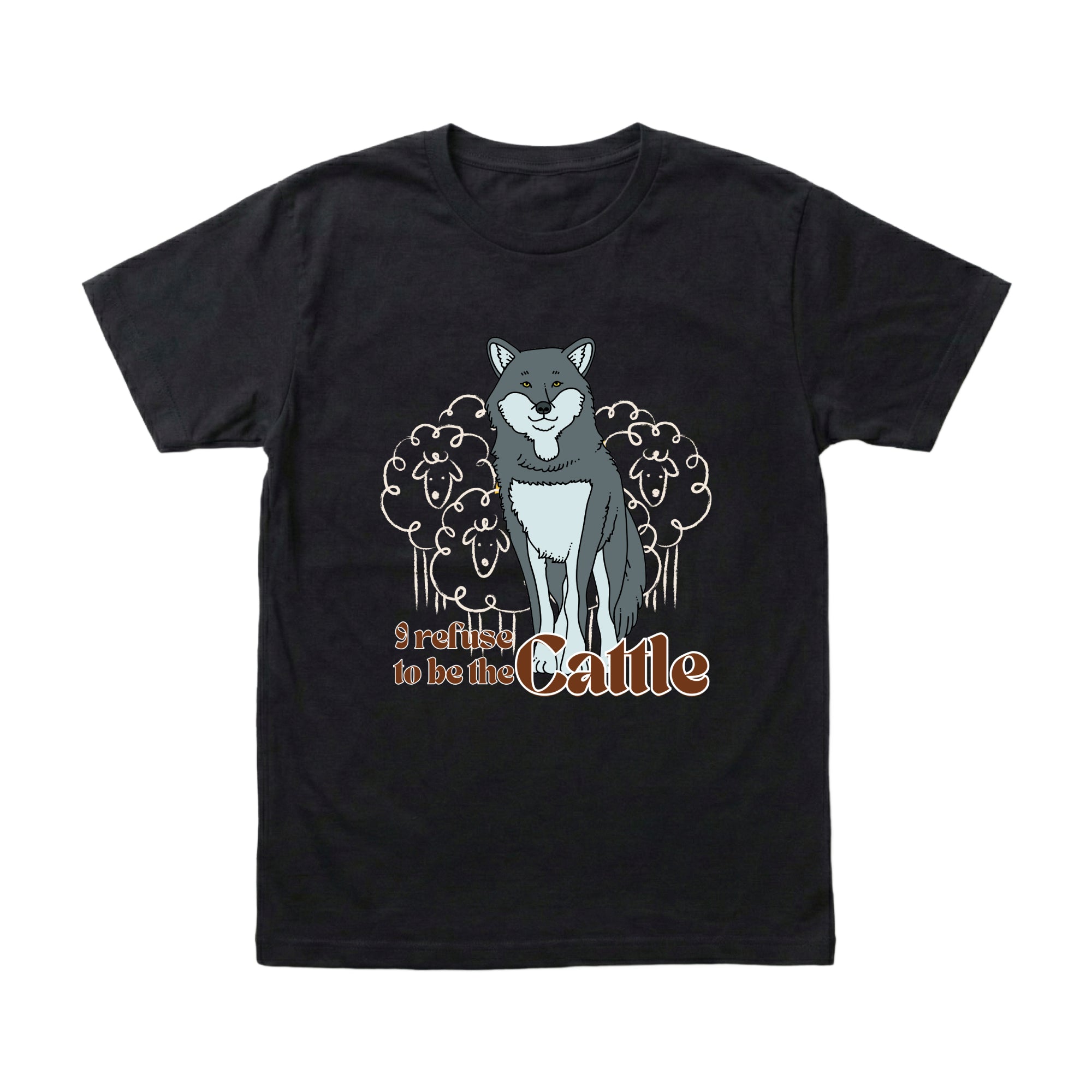 Not Cattle Statement T-Shirt
