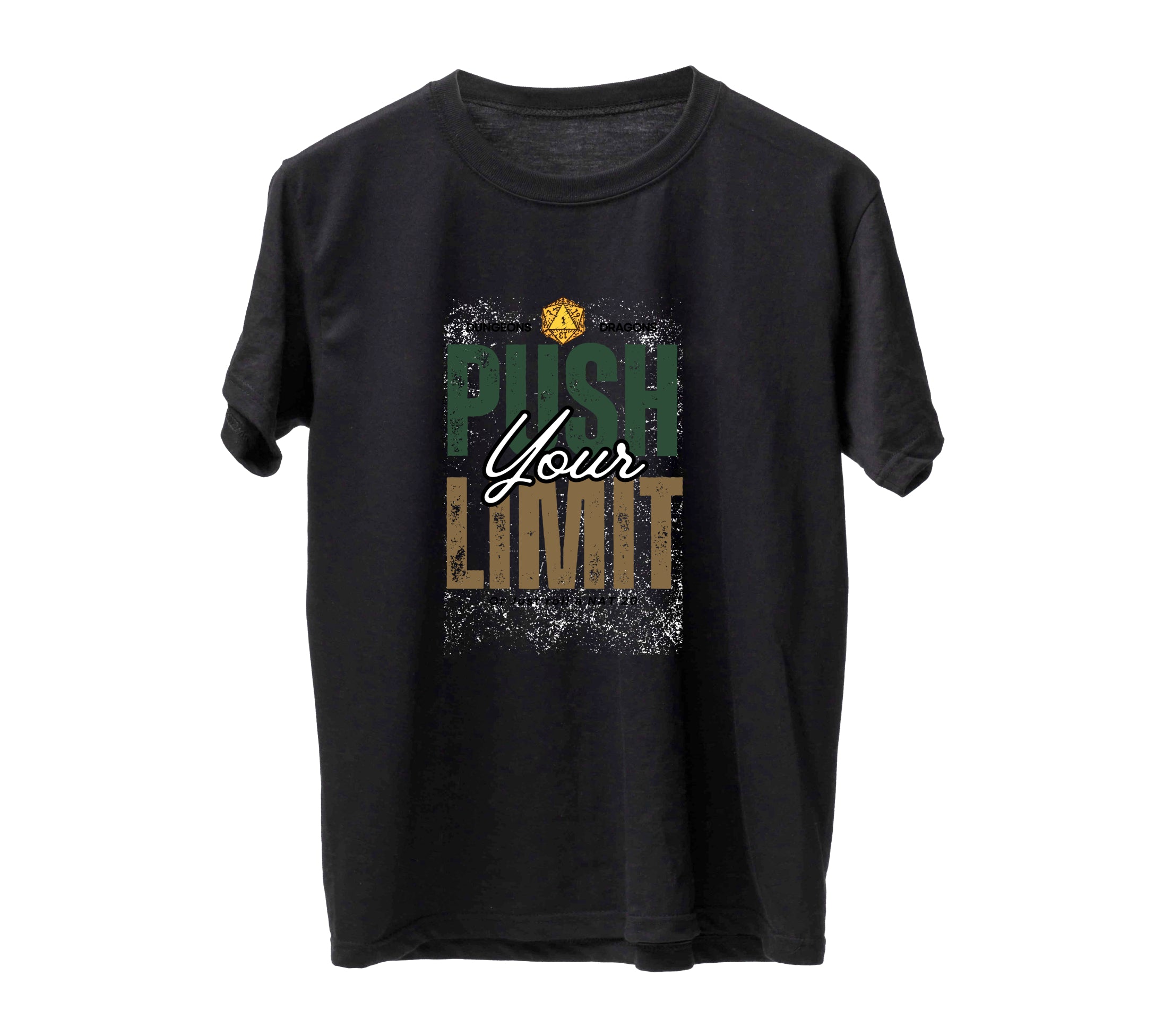 Just Roll a NAT 20 Graphic T-Shirt – Cotton Regular Fit