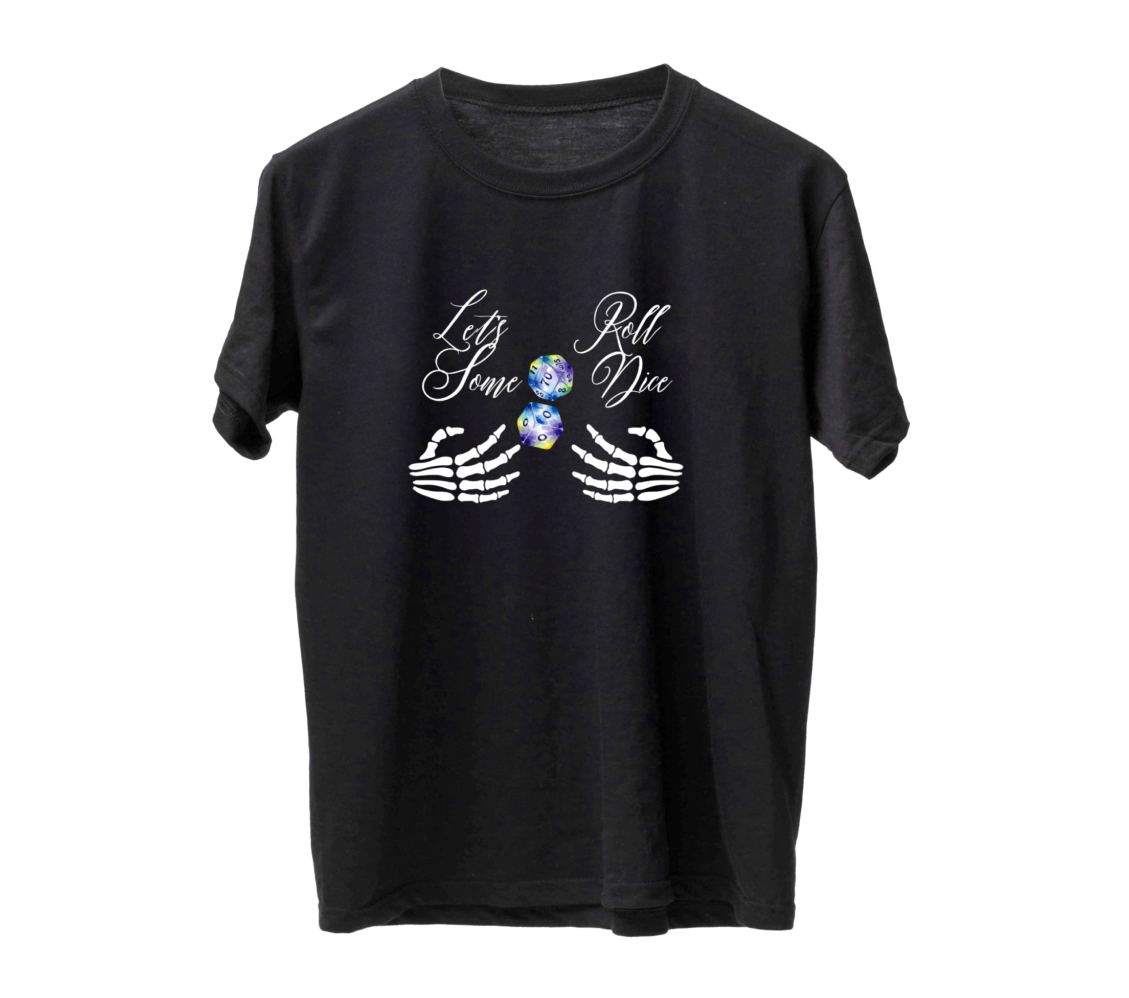 Let’s Roll Some Dice Graphic T-Shirt – Cotton Regular Fit