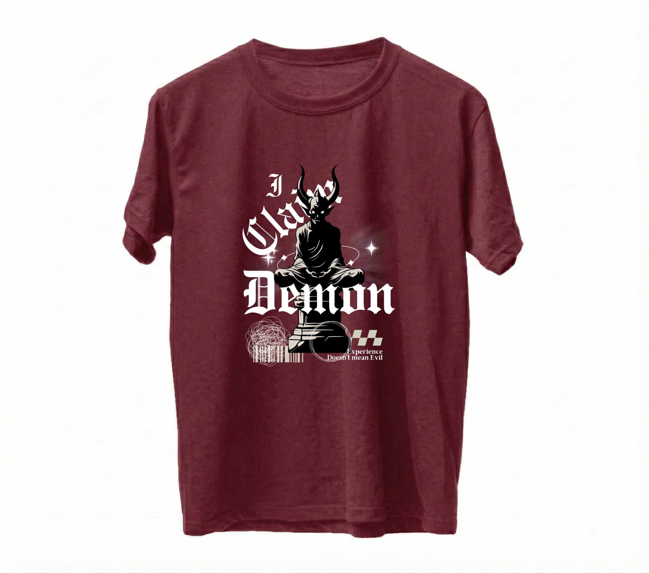 I Claim Demon Graphic T-Shirt – Cotton Regular Fit