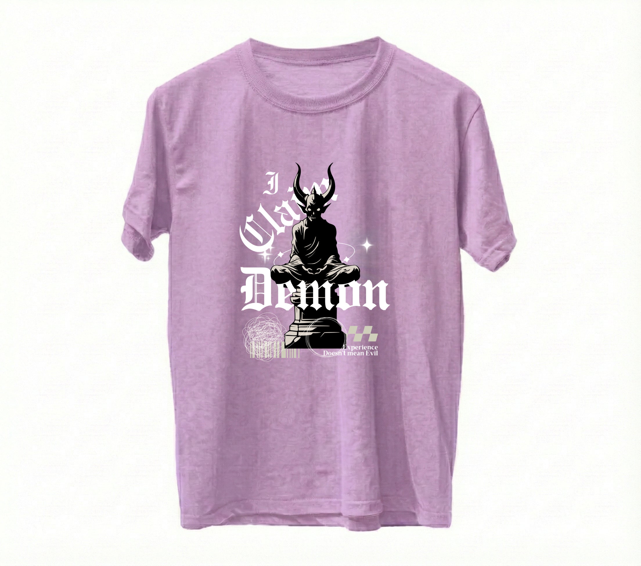 I Claim Demon Graphic T-Shirt – Cotton Regular Fit