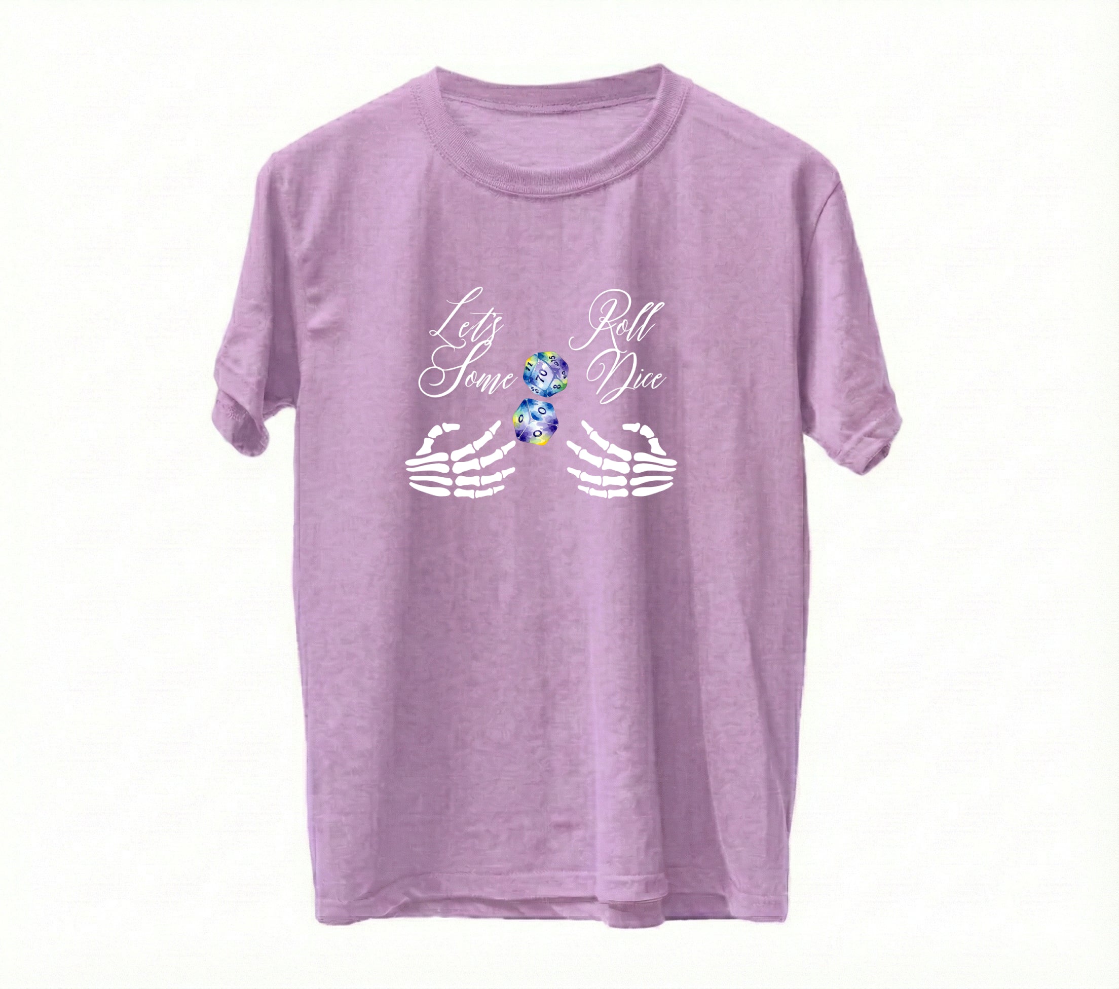 Let’s Roll Some Dice Graphic T-Shirt – Cotton Regular Fit