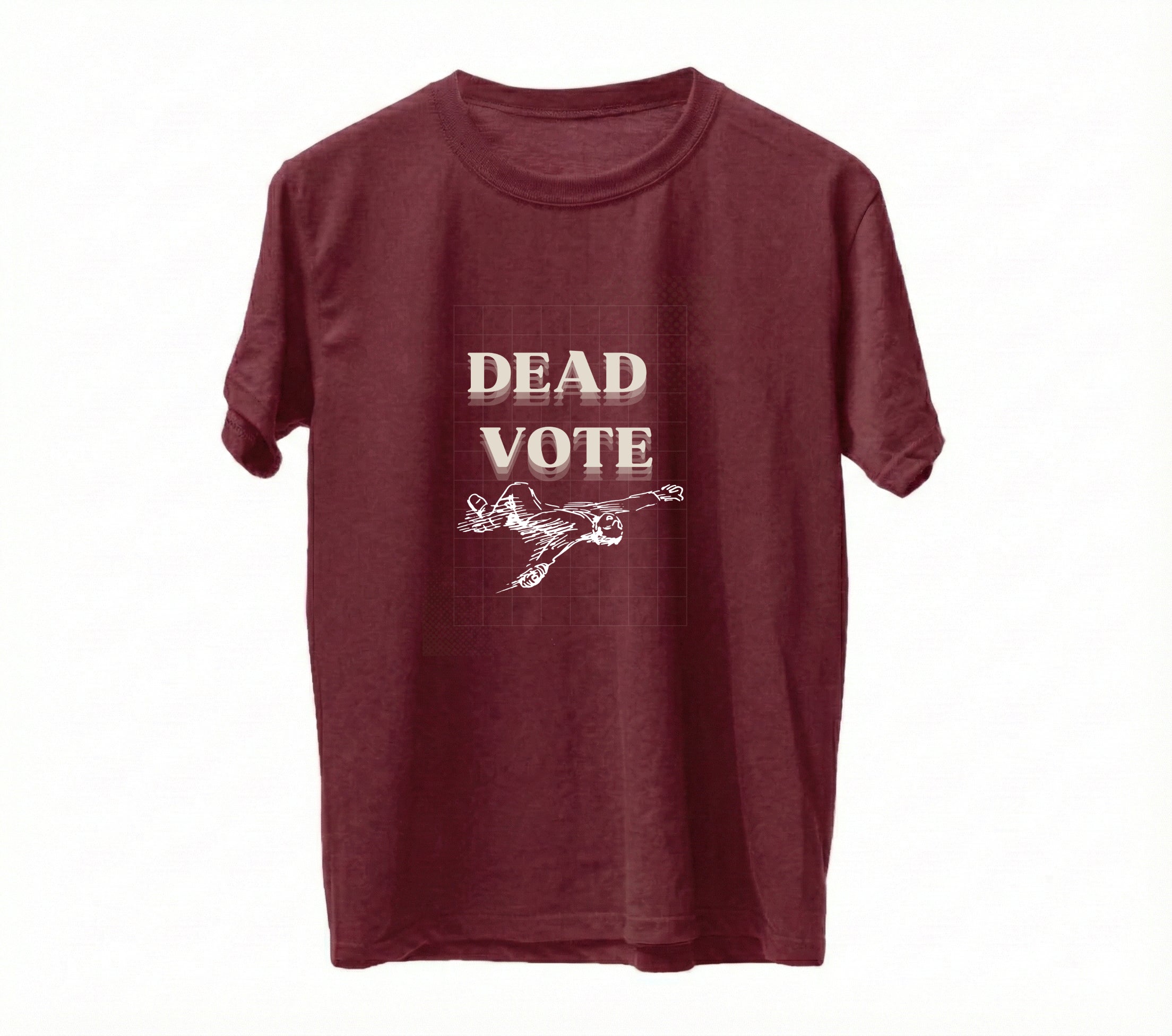 Dead Vote Graphic T-Shirt – Cotton Regular Fit