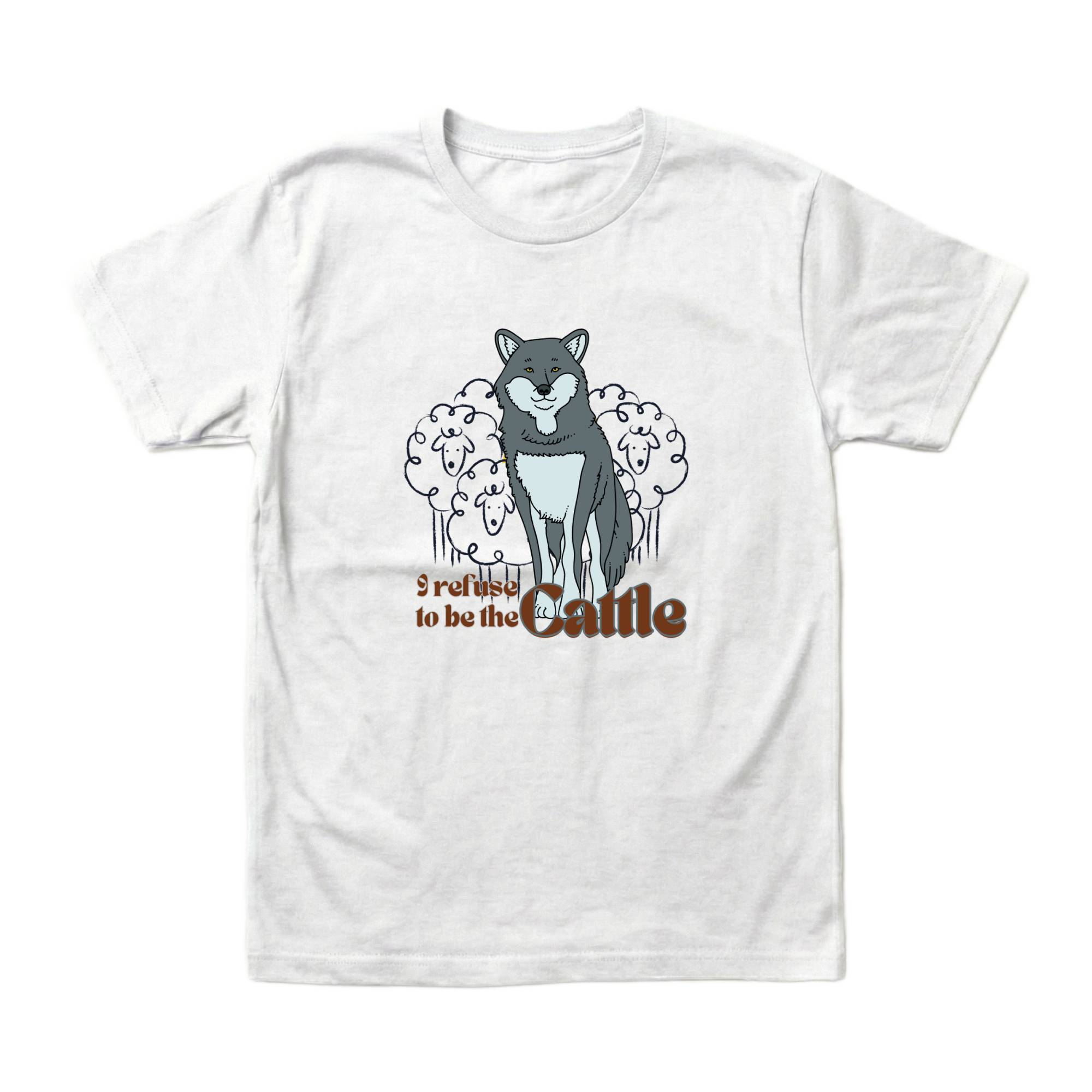 Not Cattle Statement T-Shirt