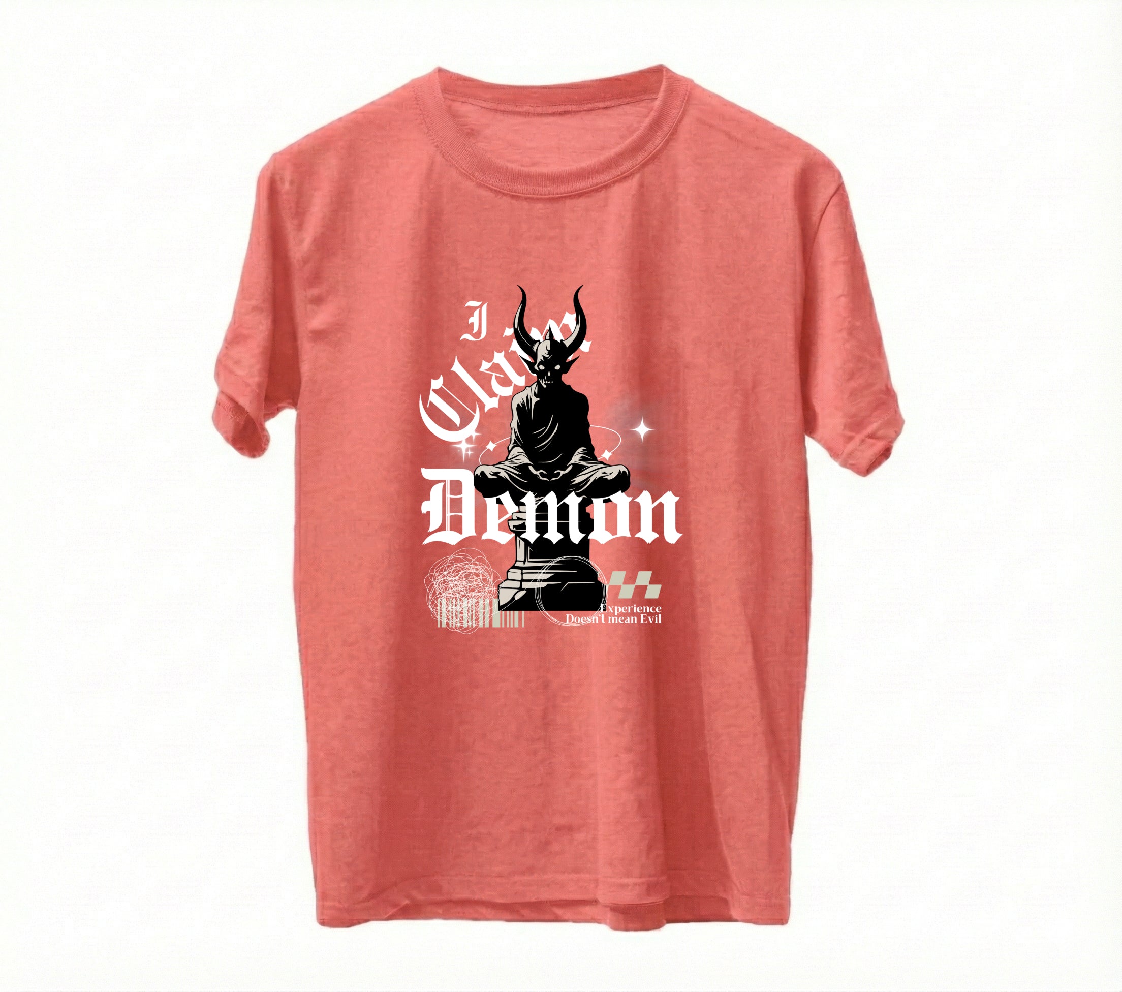 I Claim Demon Graphic T-Shirt – Cotton Regular Fit