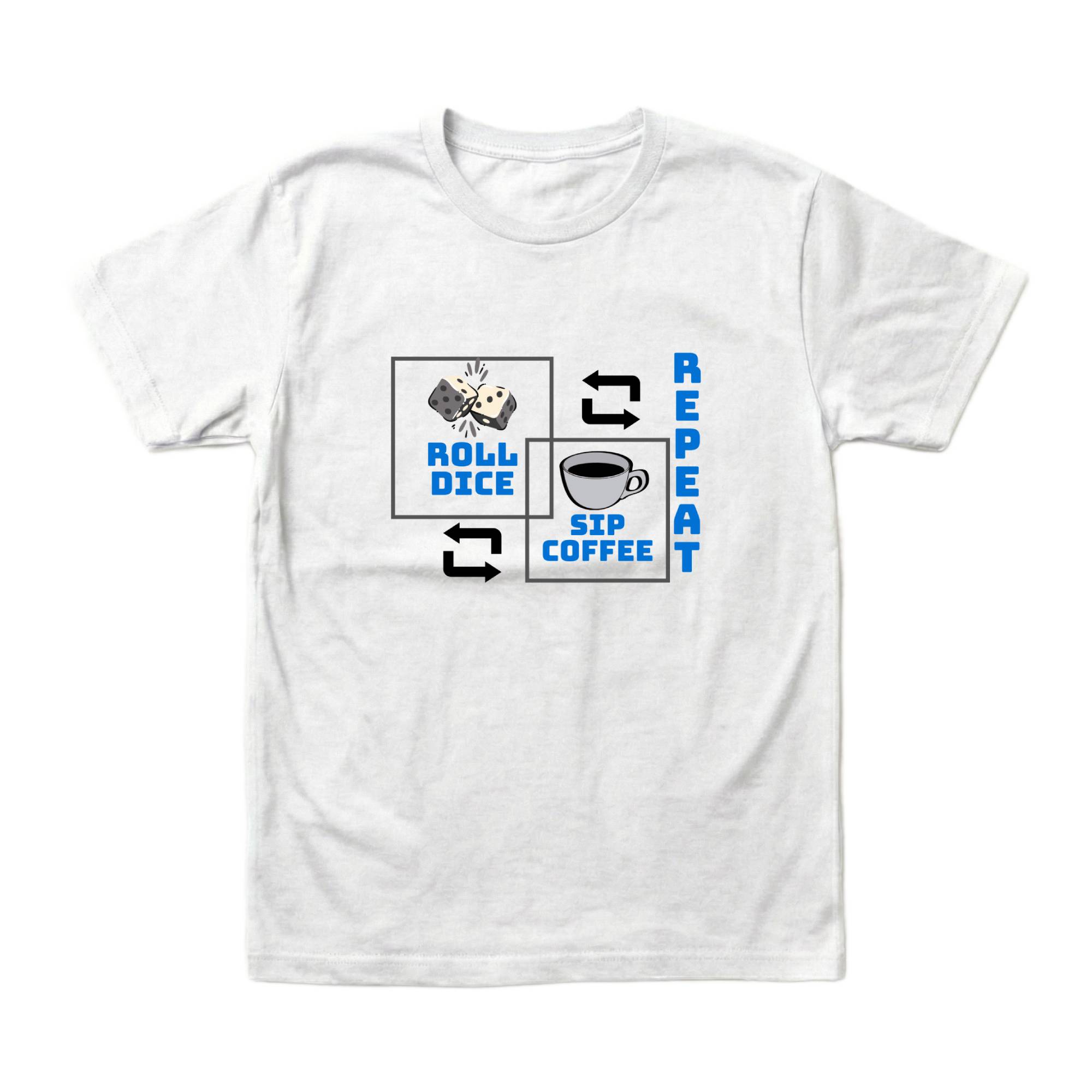 Roll & Sip Board Game T-Shirt