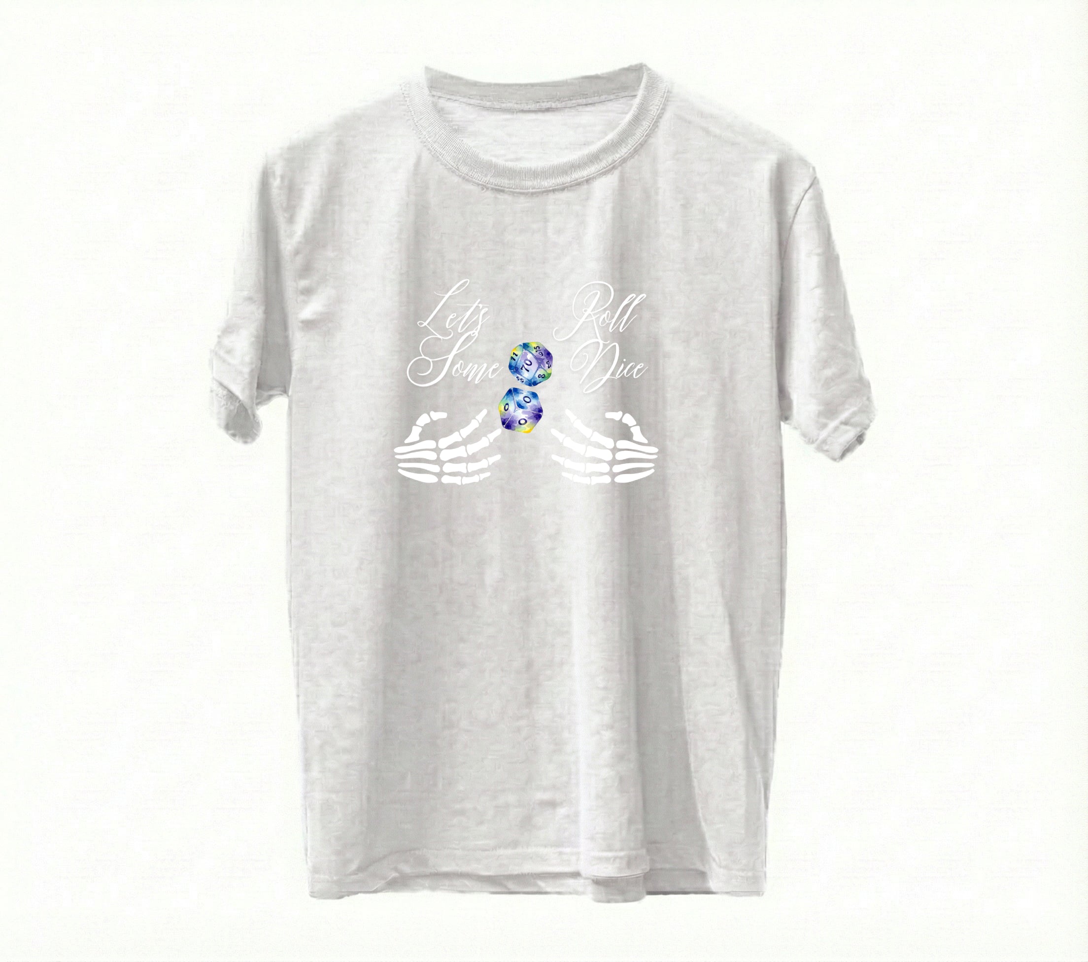 Let’s Roll Some Dice Graphic T-Shirt – Cotton Regular Fit